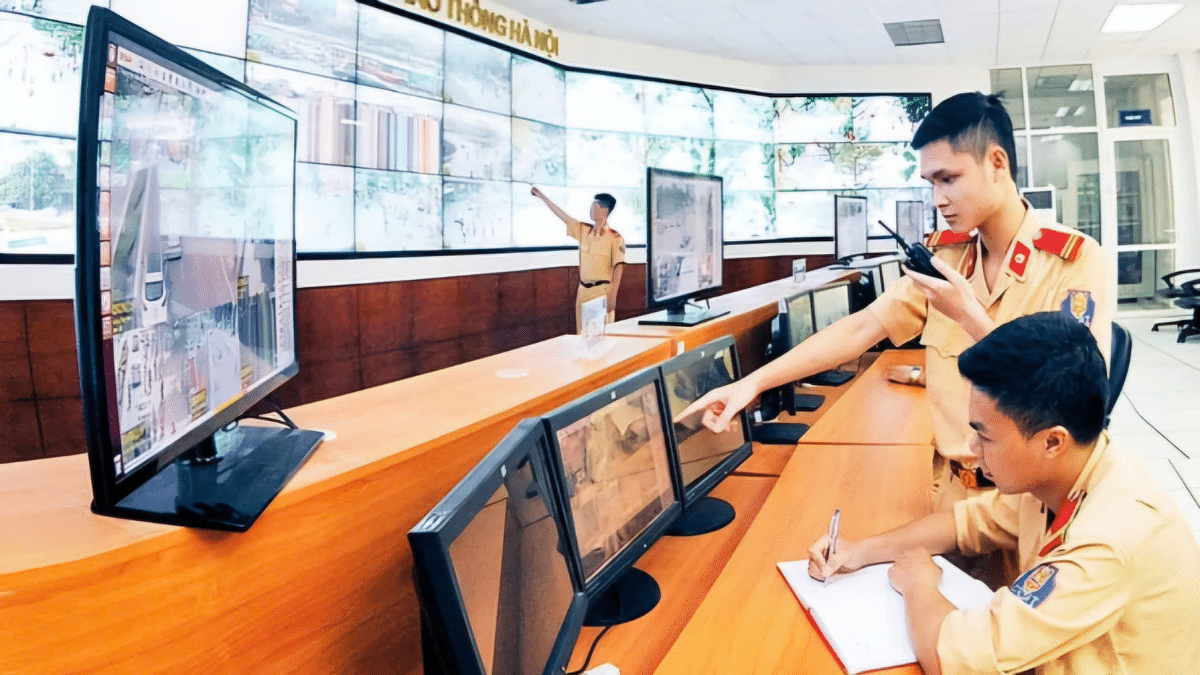 Trung tâm giám sát camera phạt nguội